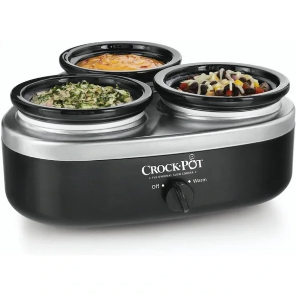 Crock- Pot Little Triple  Dipper - NIB - Picture 4 of 10